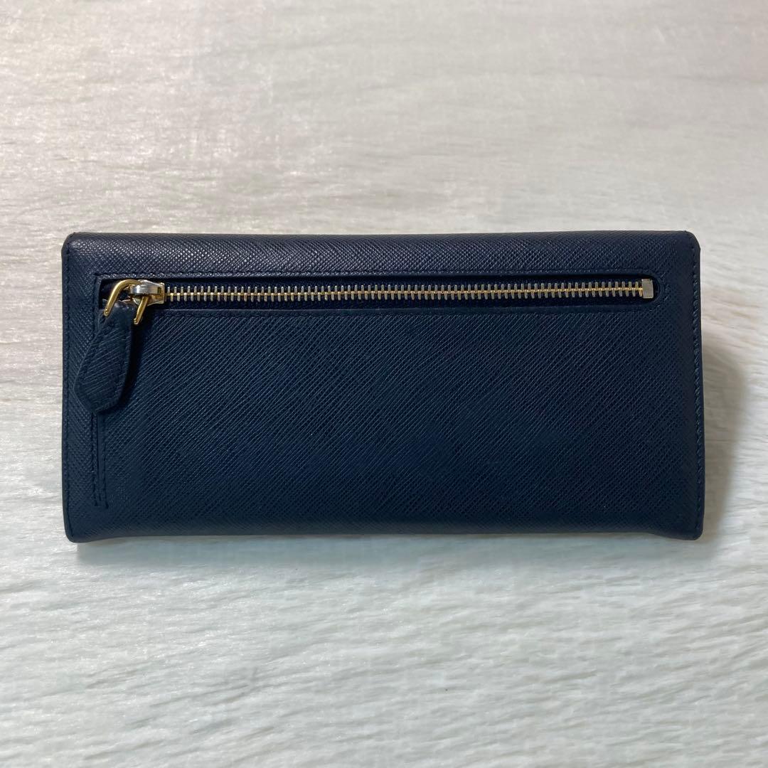 本日限定価格 PRADA プラダ　長財布　紺　パスケース　箱　付属品　二つ折り