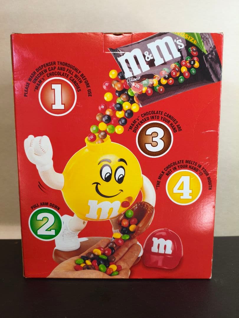 m&m's ディスペンサー ヴィンテージ エムアンドエムズ イエロー