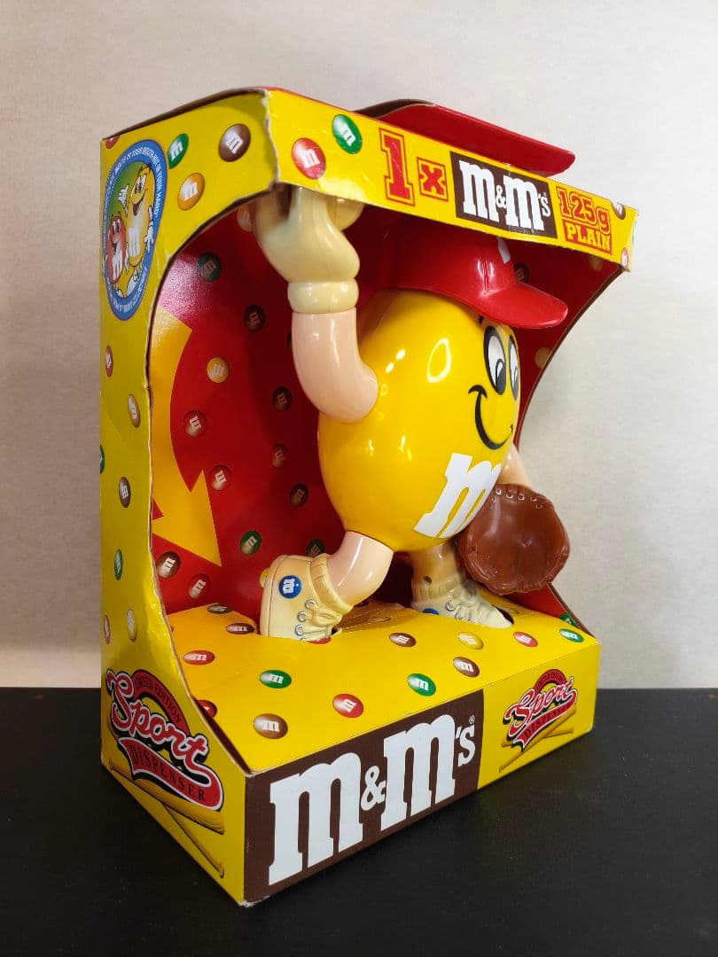 m&m's ディスペンサー ヴィンテージ エムアンドエムズ イエロー