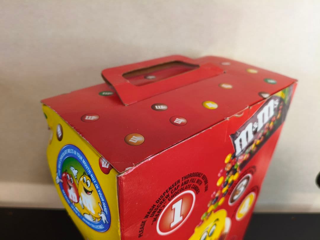 m&m's ディスペンサー ヴィンテージ エムアンドエムズ イエロー