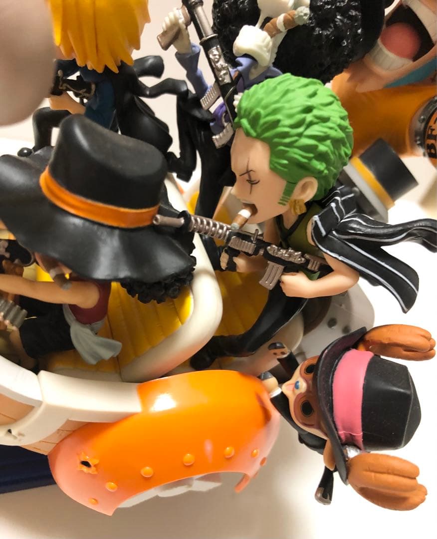 ワンピース ワーコレ ミニメリー号ATTACK コンプリートセット WCF