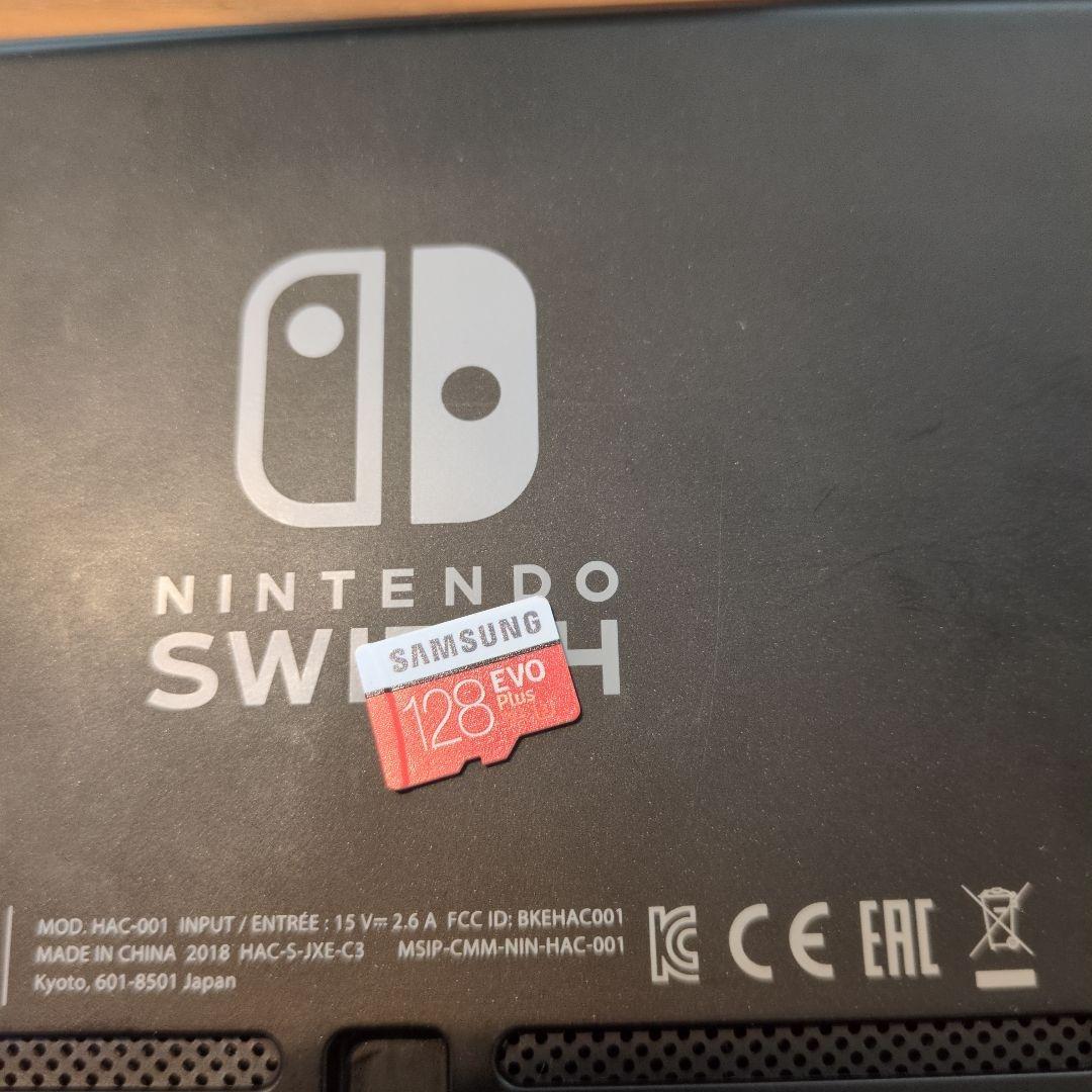 Nintendo Switch グレー 本体 microSD 128付