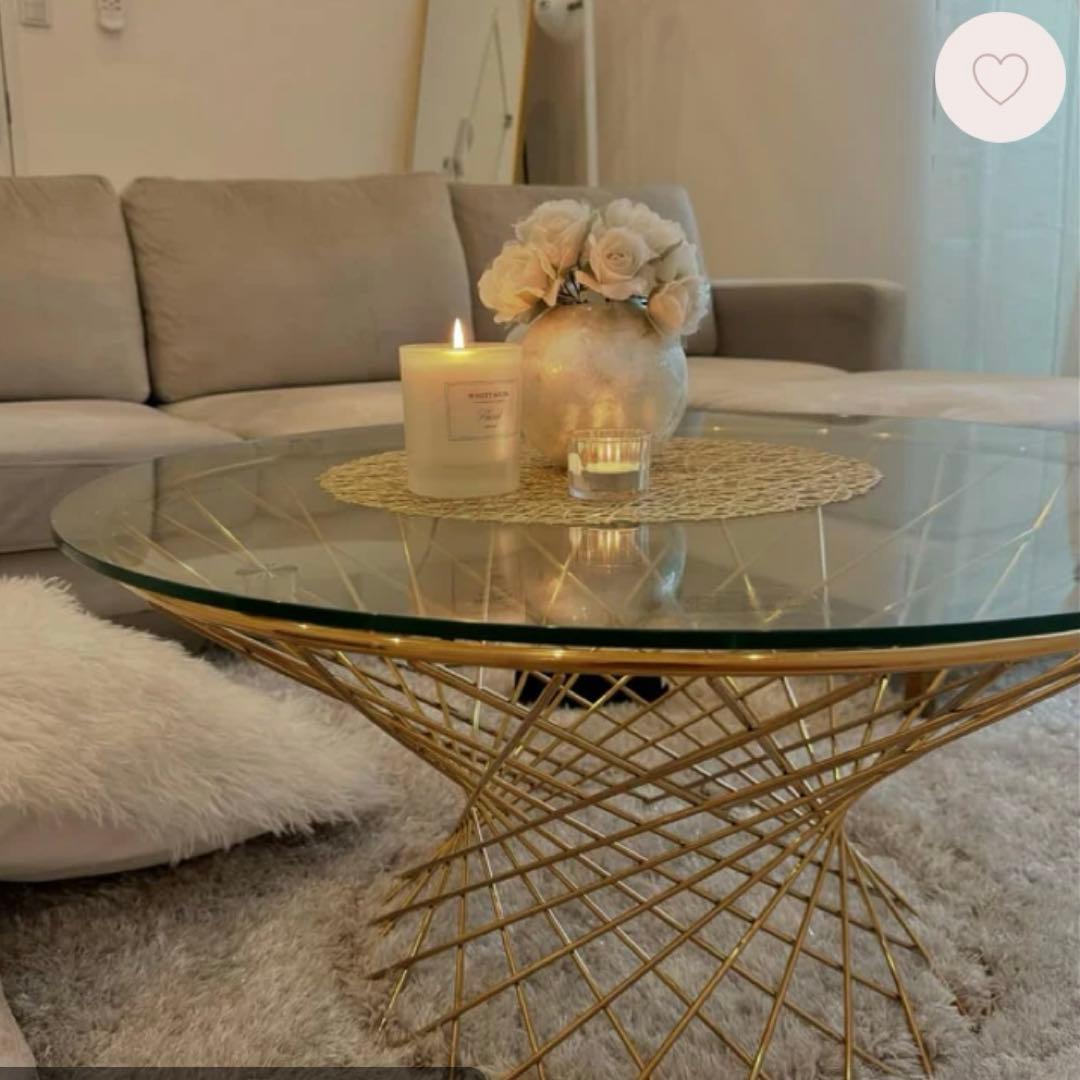 フランフラン マーリアコーヒーテーブル ガラス マーリア コーヒー