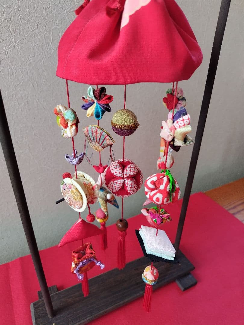 ①台付き吊るし雛'25＊手づくり＊Urchin雑貨＊私のお雛様