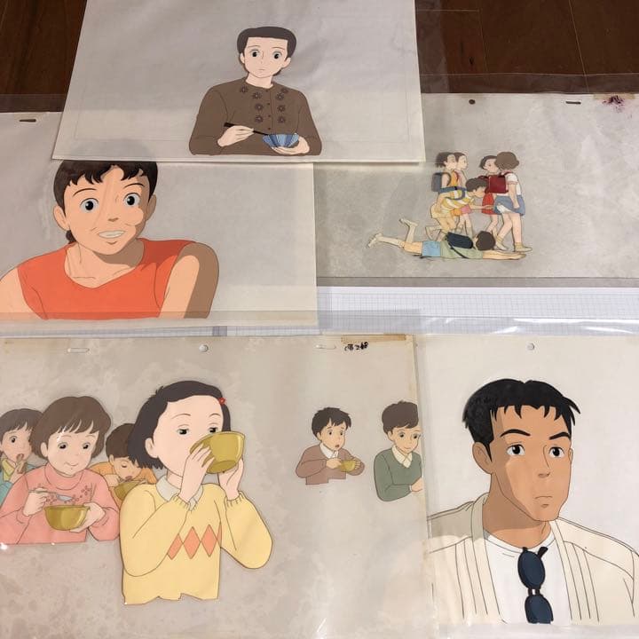 セル画 おもひでぽろぽろ スタジオジブリ