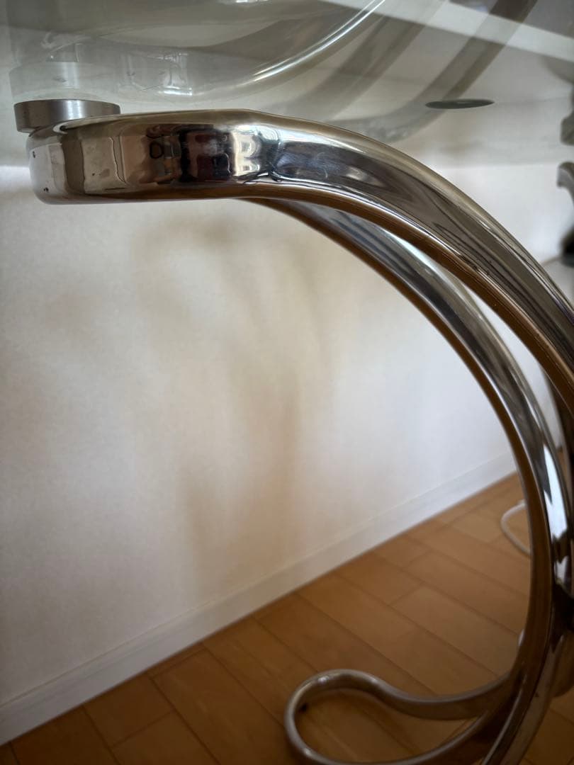 ダイニングテーブル/ガラステーブル/丸テーブル/おしゃれテーブル