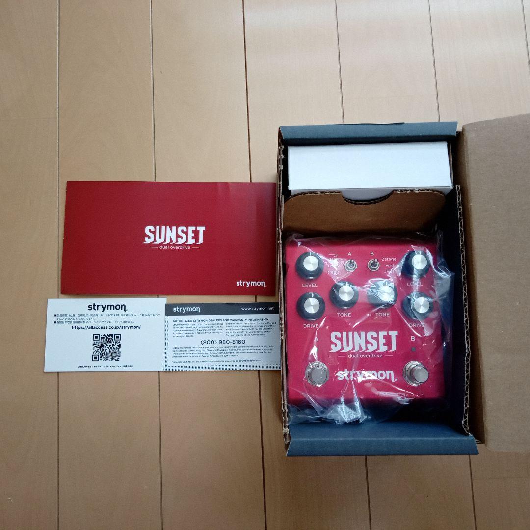 strymon SUNSET dual overdrive レッド