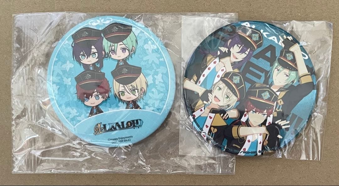 あんスタ ALKALOID 韓国 リアルイベント 特典 ミラー 缶バッジ セット