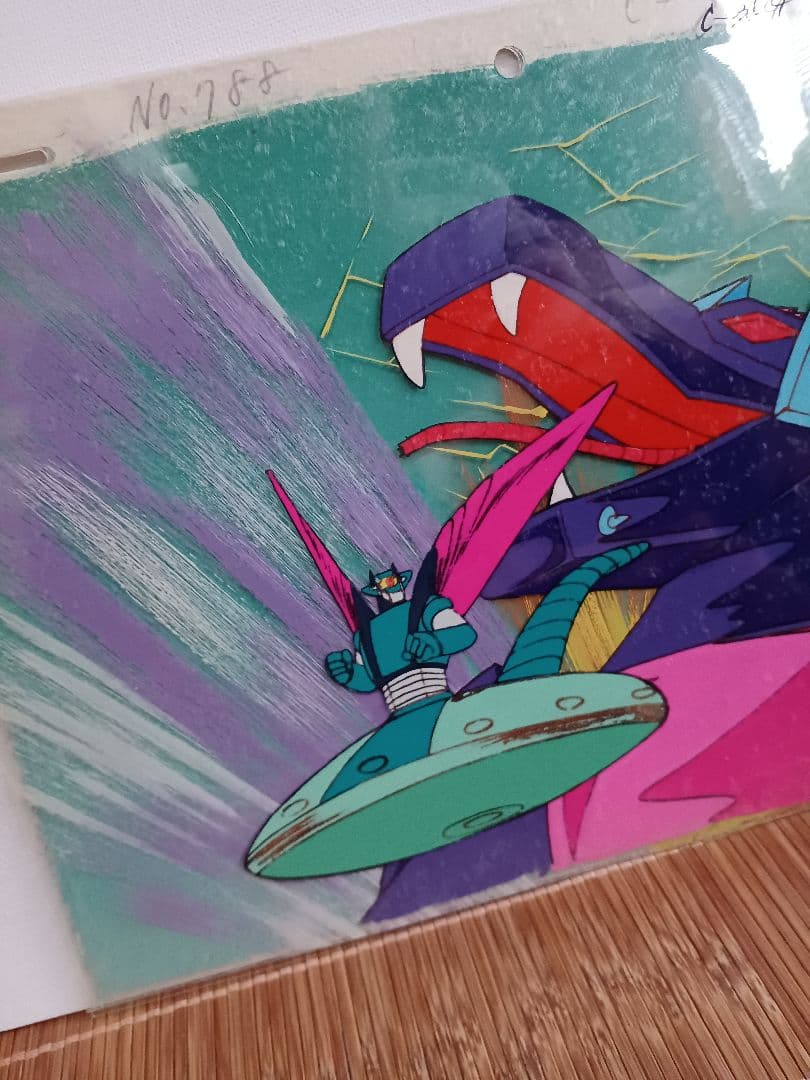 EDOYA　背景画付きセル画 UFO戦士ダイアポロン