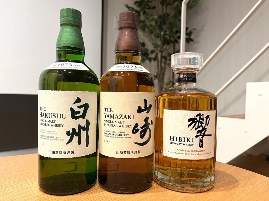 サントリーウイスキー3種類9点セット】山崎NV・響JH・白州NVセット