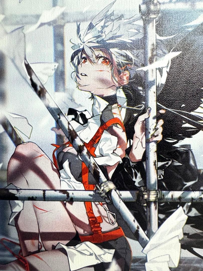 米山舞 SHE展 「SHE RAVEN」 キャンバスアート