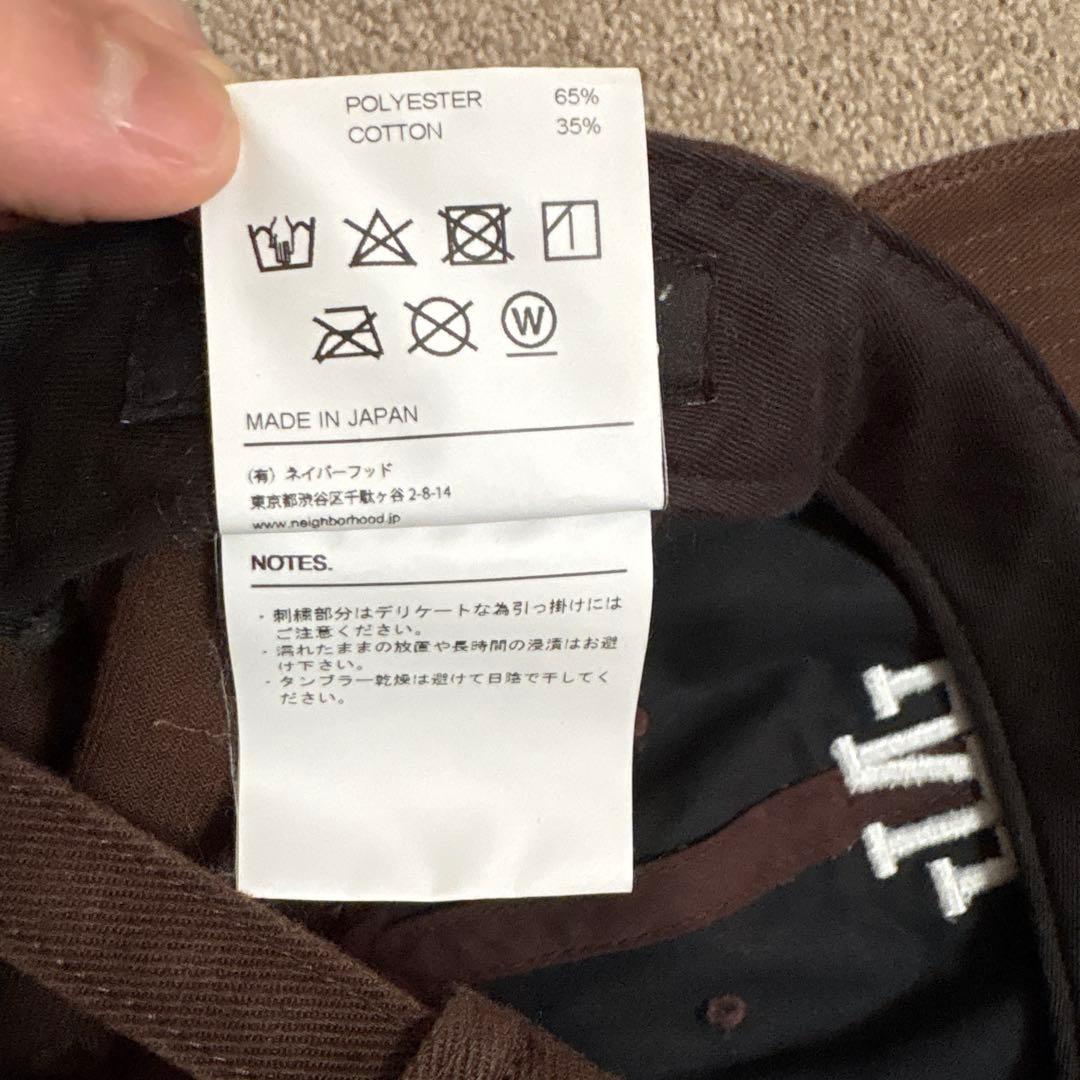 25ss NEIGHBORHOOD ベースボールキャップ ブラウン F - メルカリ