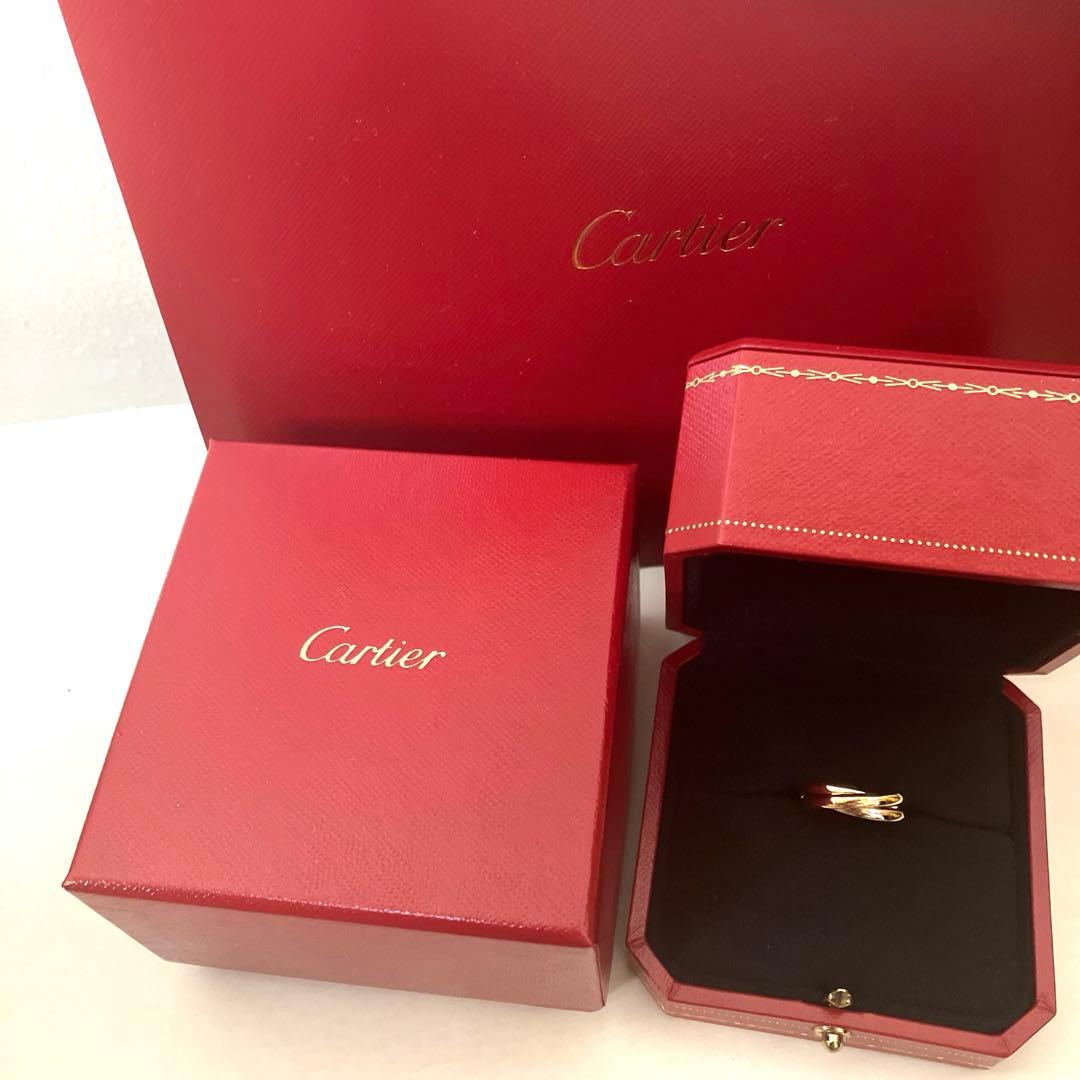 Cartier カルティエ　トリニティリング　スモールモデル　美品　49号