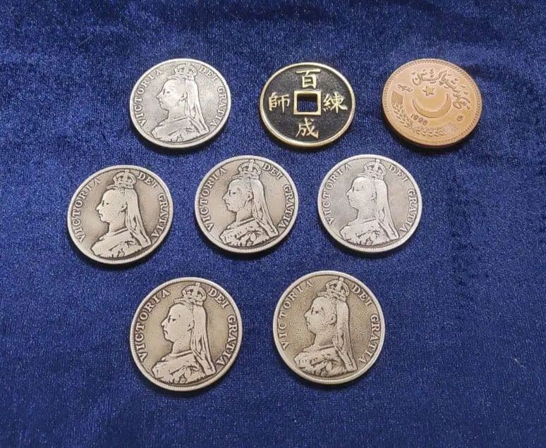 ☆おまけ付き☆ ダブルフローリン銀貨 シェルコインセット ギミック