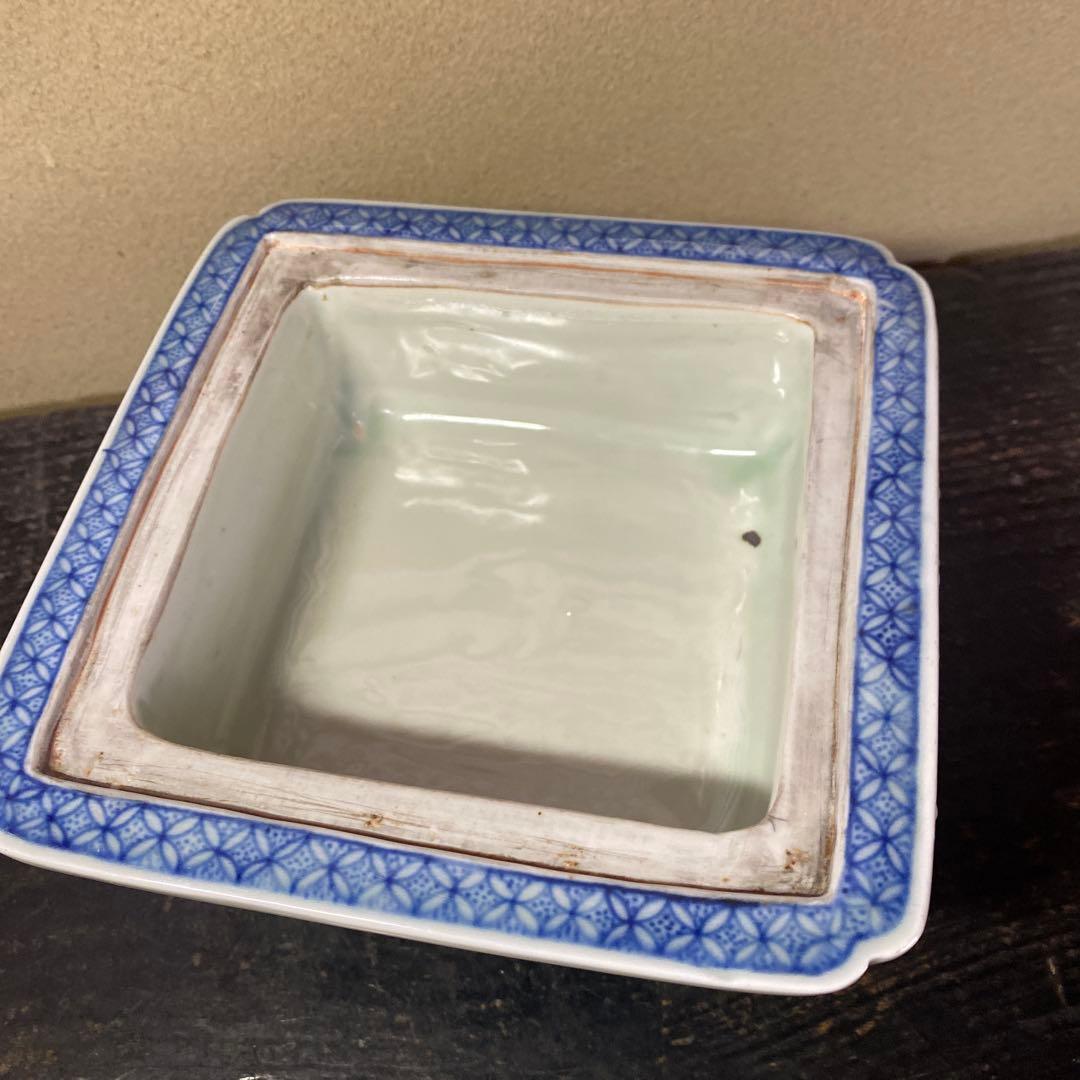 大明万暦年制年号 染付獣頭脚付筆洗 - メルカリ