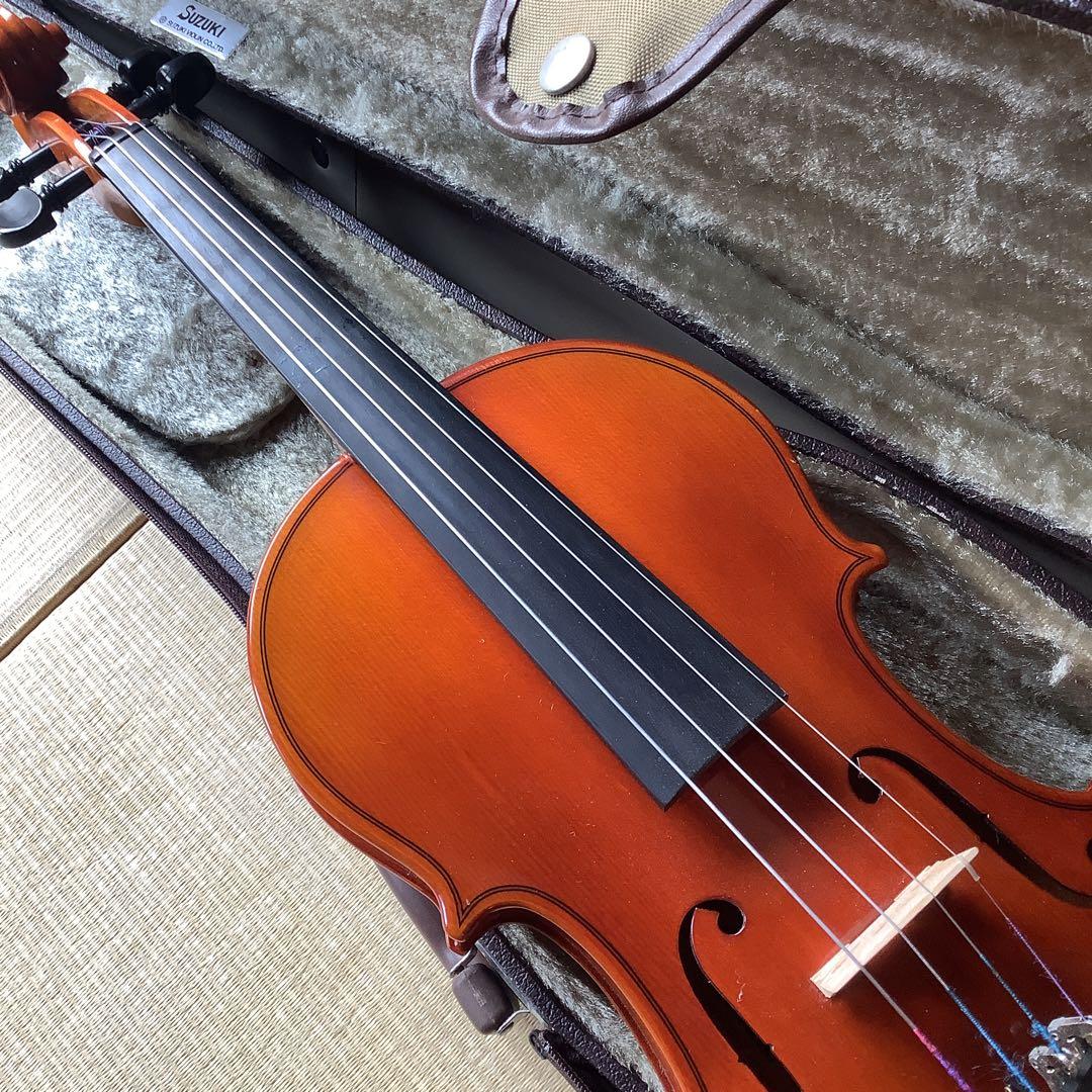 鈴木バイオリン 4/4 No200 ケース 2003 弦張替え済　弓なし