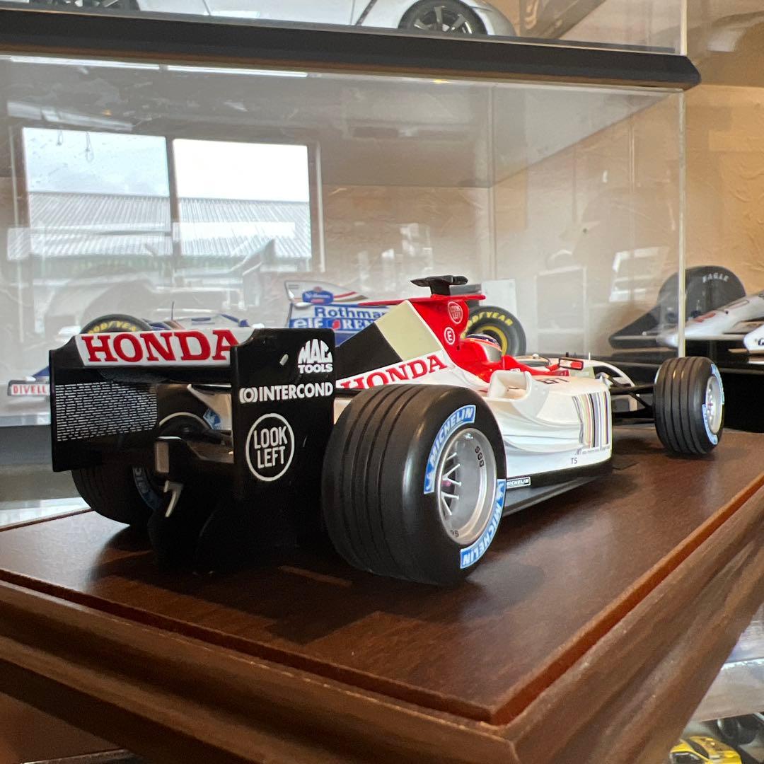 ミニチャンプス1/18スケール2004年BARホンダ 佐藤琢磨
