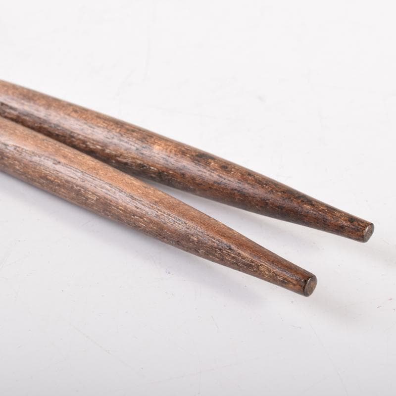 茶道具　金工師　木村清斎作　桑柄火箸　炉用火箸　共箱　C　7149