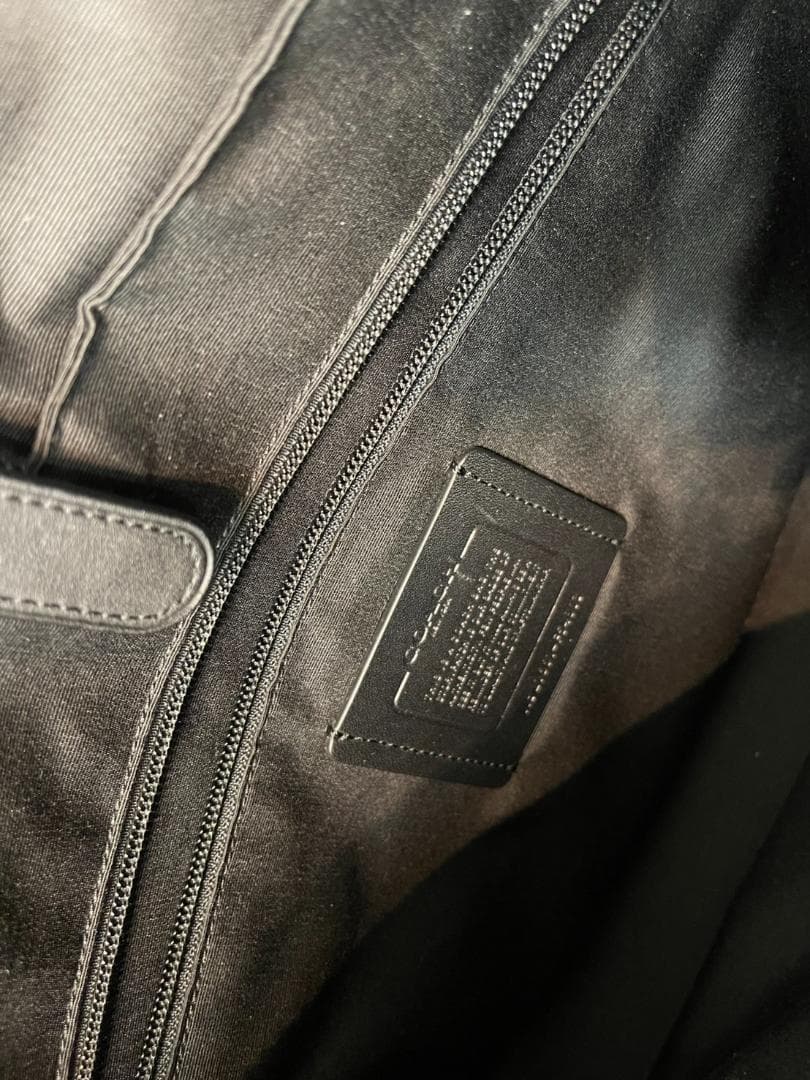 COACHコーチ F54803 ビジネスバッグ ブラック黒系 メンズ PVC