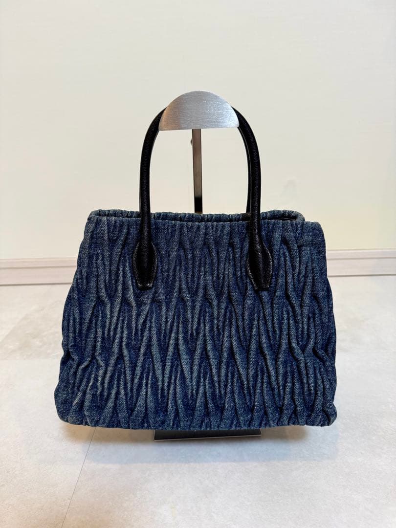 miu miu ミュウミュウ ハンドバック デニム マテラッセ