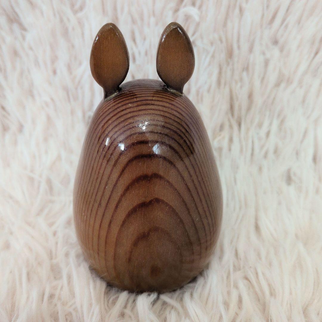 木彫りのトトロ　工房西岡　直筆サイン入り　となりのトトロ　ジブリ