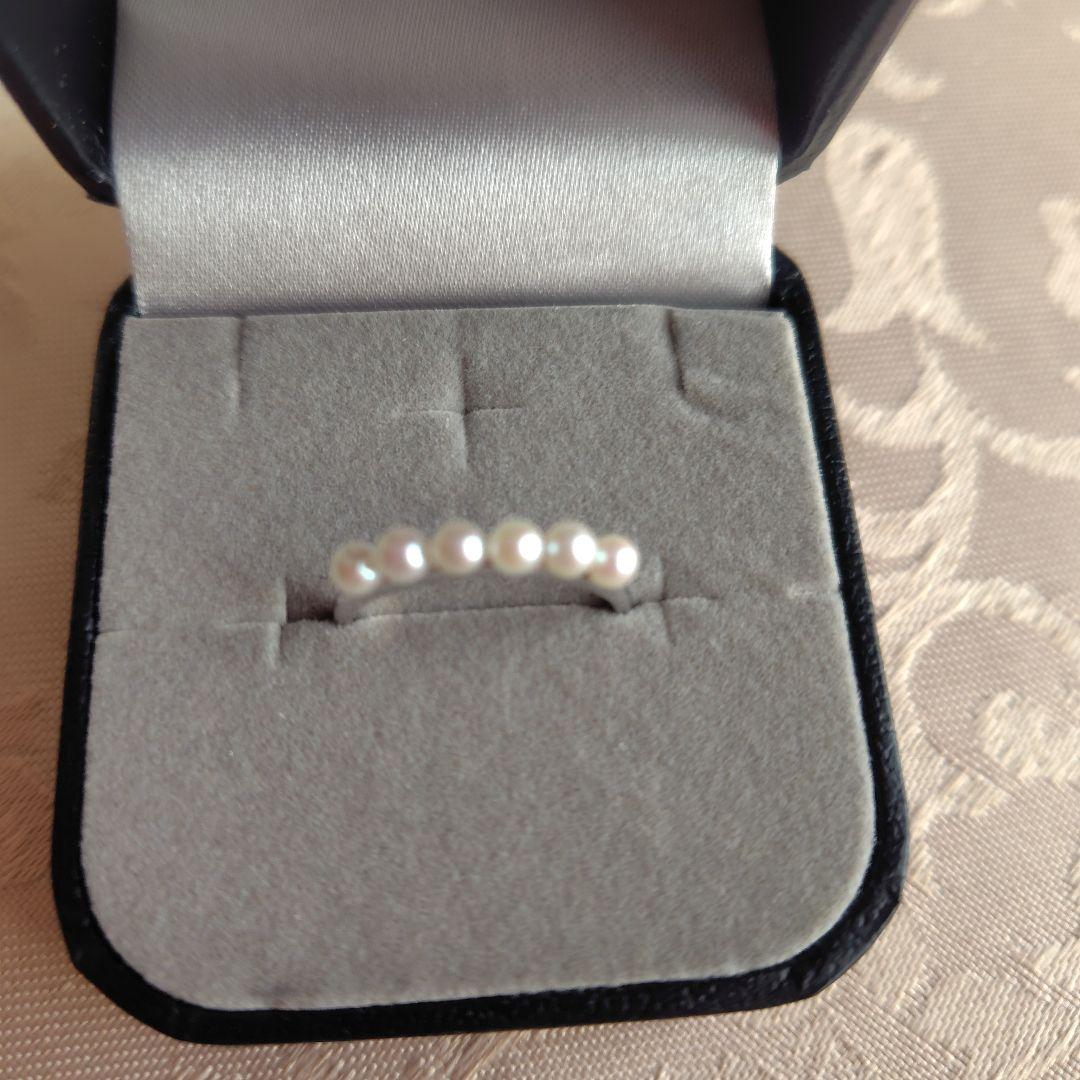 TSUTSUMI ジュエリーツツミ 淡水パール ホワイトゴールド リング 10号