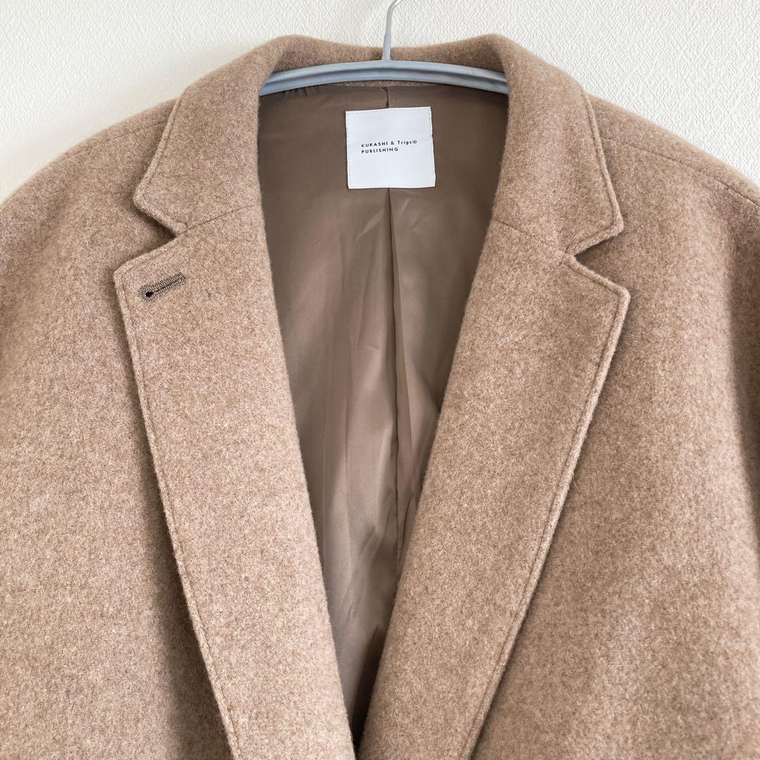 北欧暮らしの道具店 3WAYアレンジ襟のかろやかチェスターコ