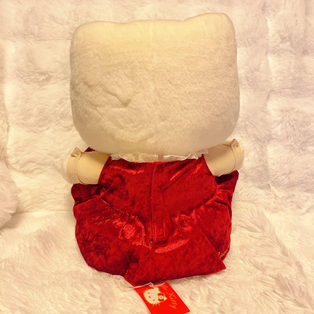 希少レア　1997 ハローキティ　ベロアリボン　ぬいぐるみ　平成レトロ