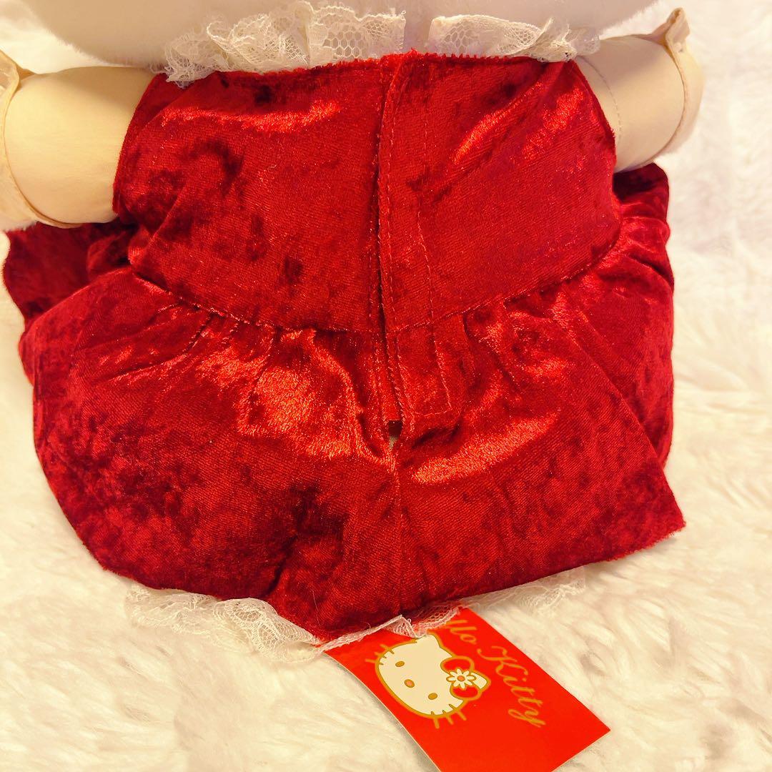 希少レア　1997 ハローキティ　ベロアリボン　ぬいぐるみ　平成レトロ