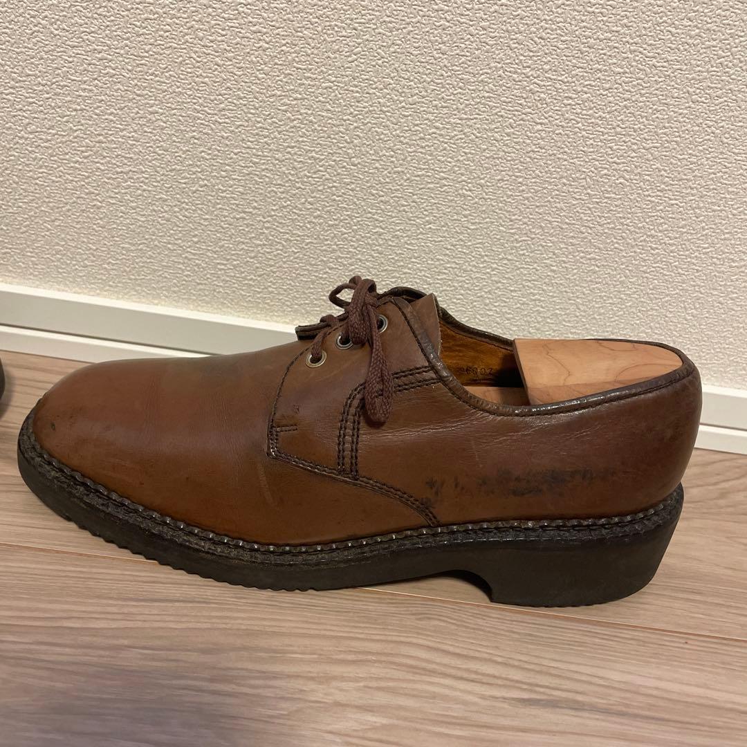 【レア】BALLY製フランス軍外羽根靴　肉厚ソール　サイズ7D