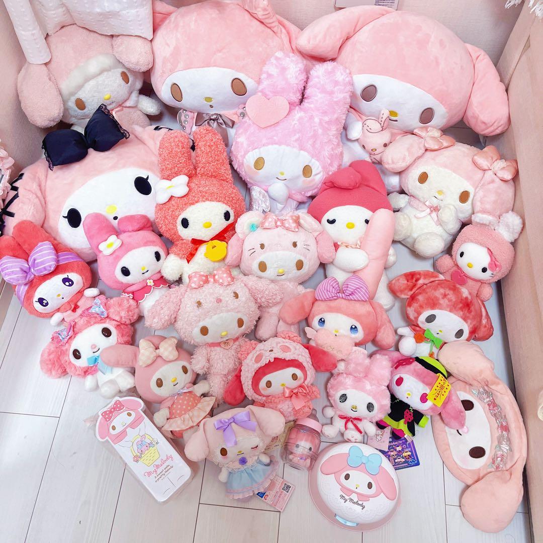 サンリオ　マイメロディ　大量ぬいぐるみ25点まとめ売り　ちいかわ　ディズニー