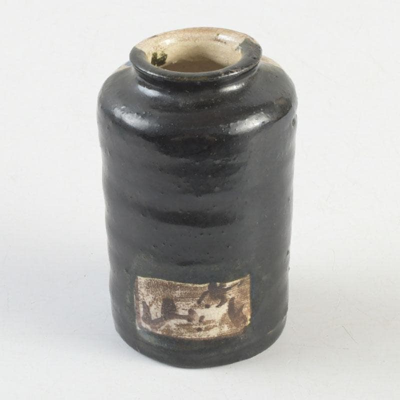 茶道具 尾形乾山 草文 茶入 仕覆付 裏千家八代 又玄斎極め