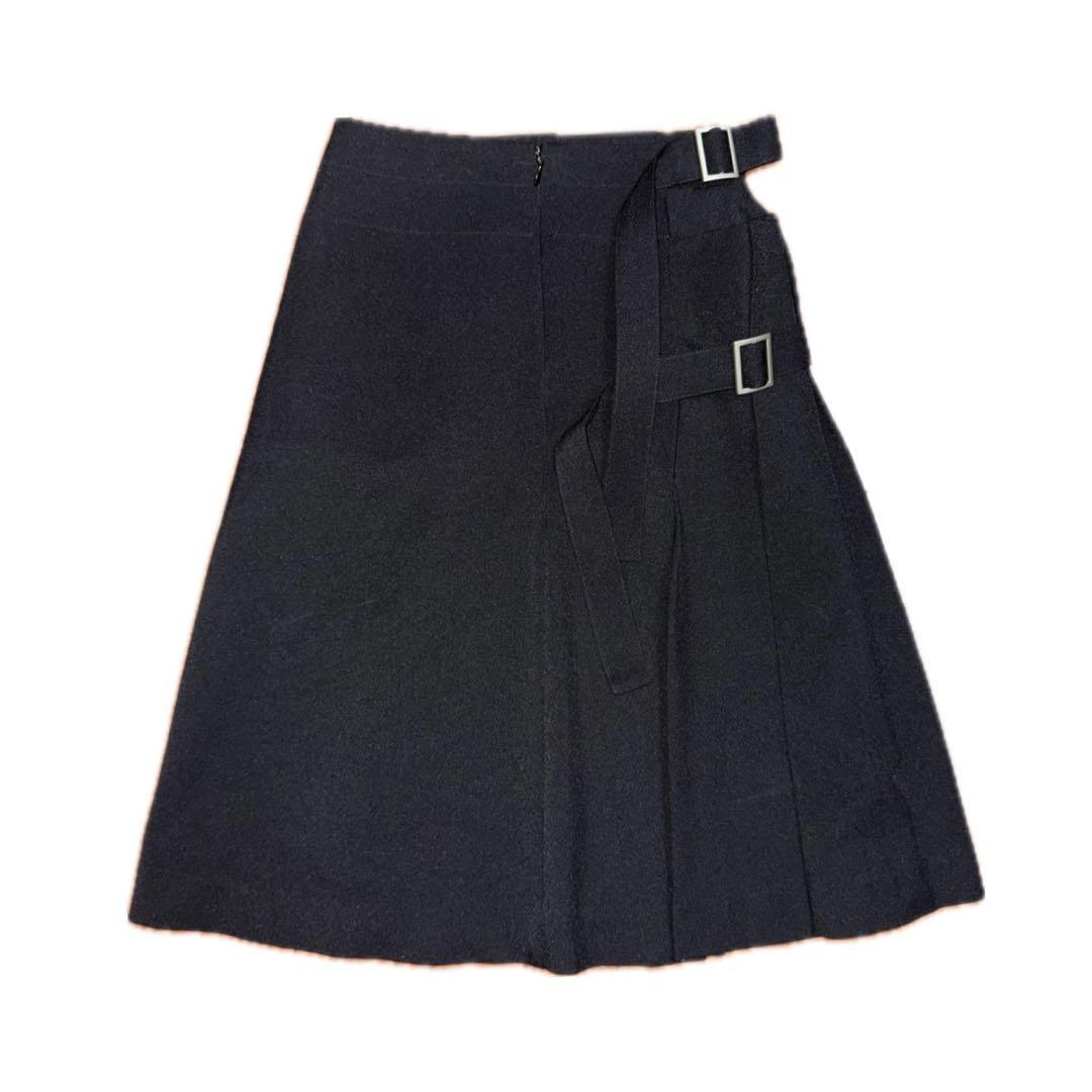 TELOPLAN obrecht skirt プリーツスカート ブラック