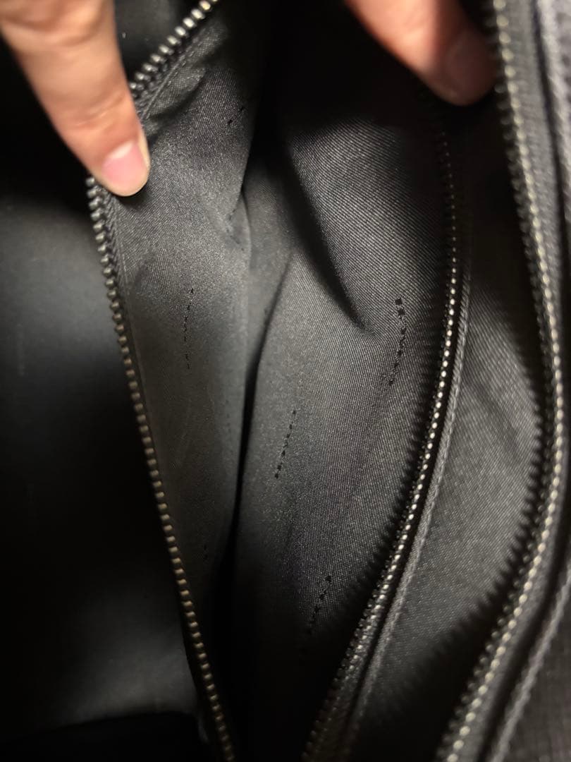 COACH Crossgrain Leather Tote 40 ブラック