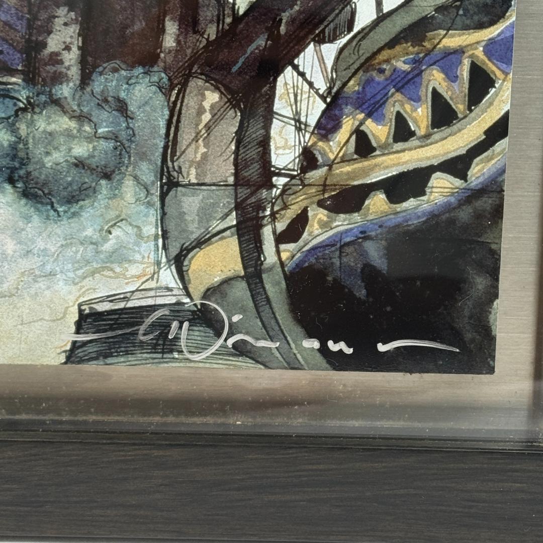 天野喜孝　FF6 街DX 版画 ティナ 魔導アーマー ファイナルファンタジー