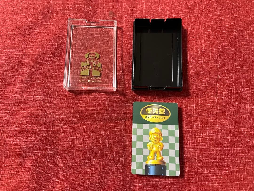 任天堂　エンターテイメント　トランプ ゴールドマリオ　新品未使用 非売品