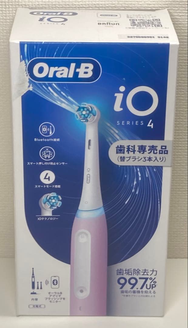 未使用 BRAUN Oral-B iO4 iOG41A60LVPH 電動歯ブラシ