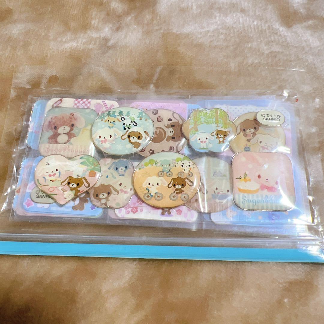 Sanrio シュガーバニーズ シールパック フレークシール 平成レトロ