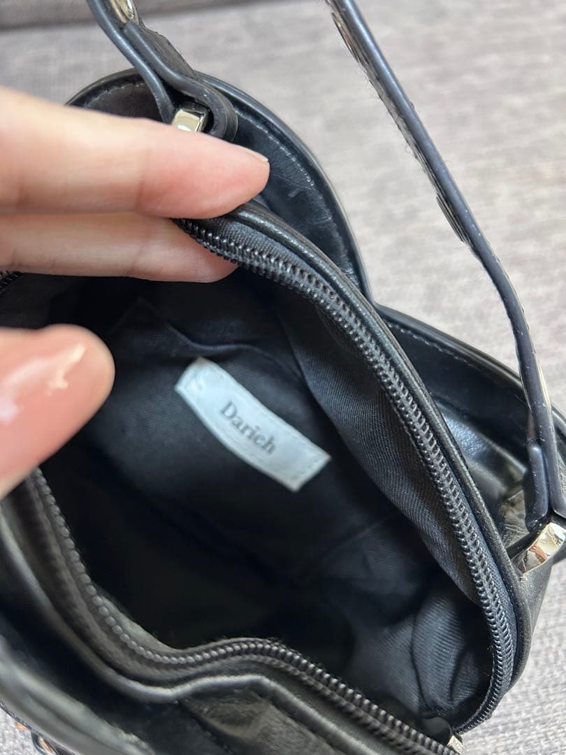 キルティングスクエアミニバッグ