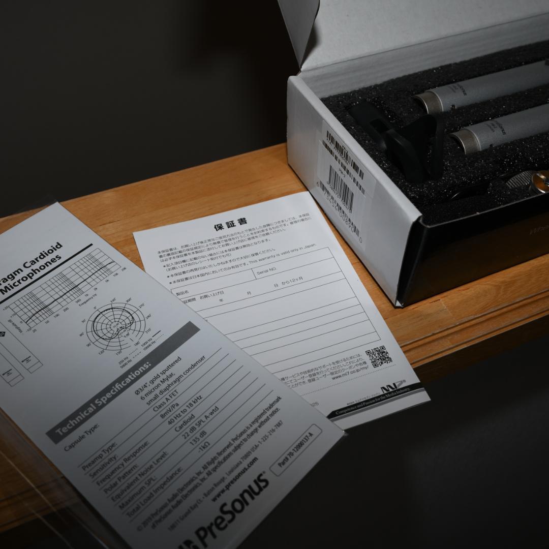 PM-2 コンデンサーマイク 付属品完備