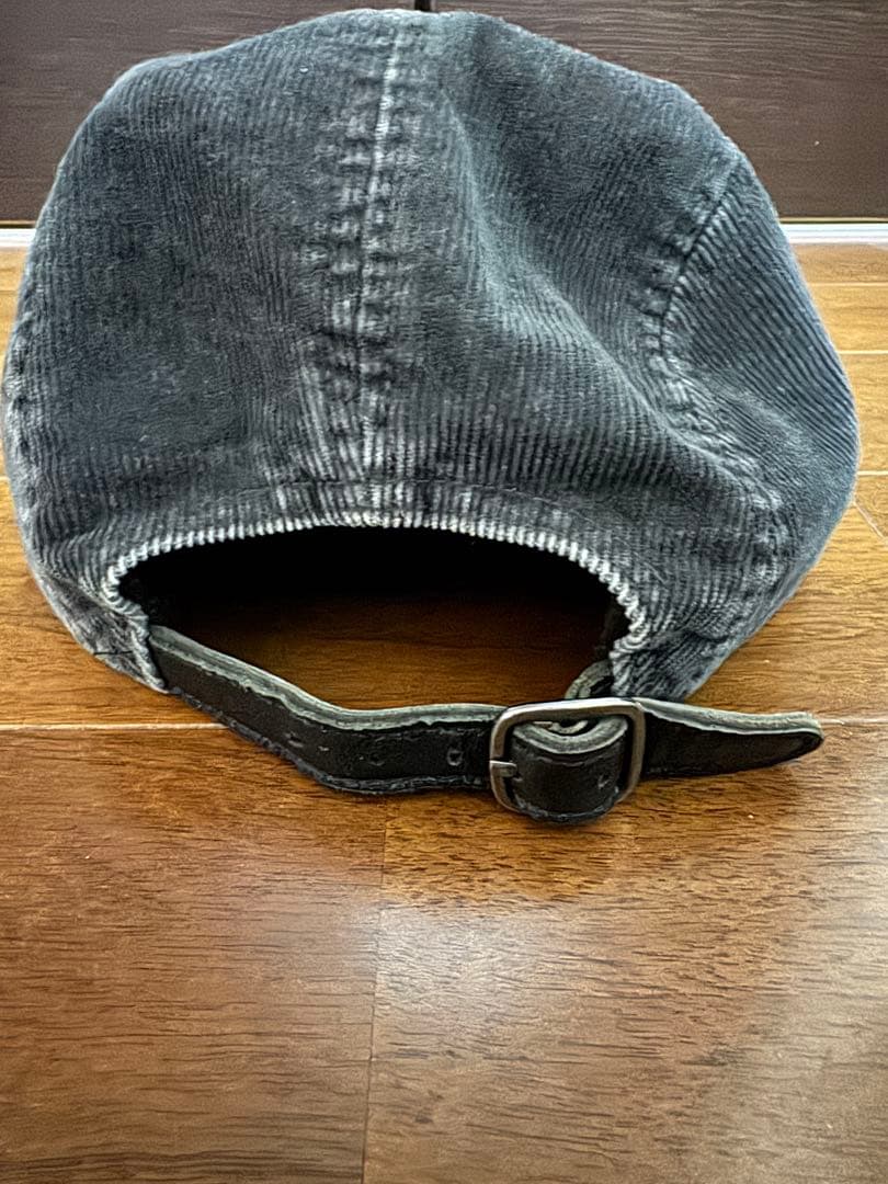 Supreme グレー コーデュロイキャップ