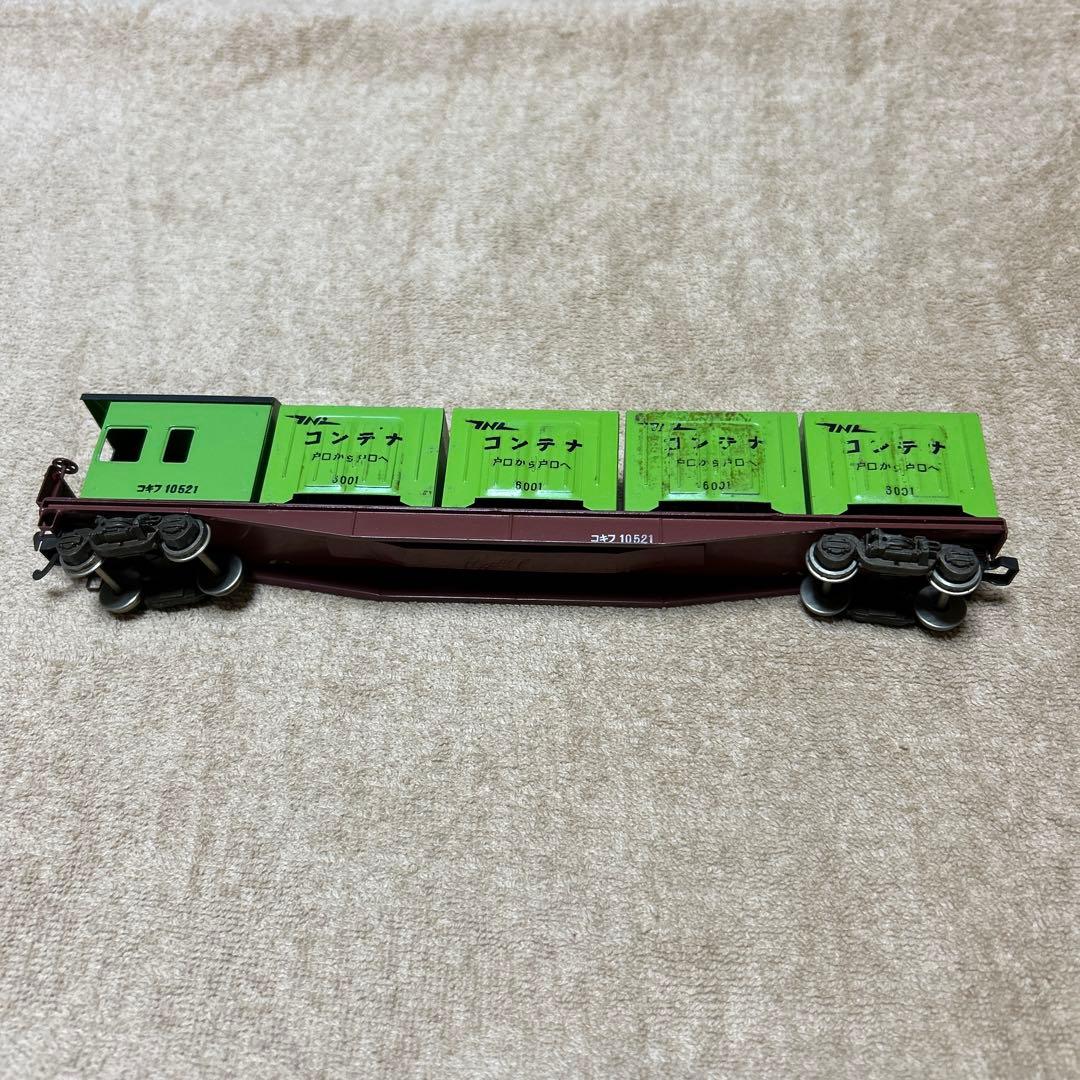 国鉄　コキフ貨物コンテナ付き