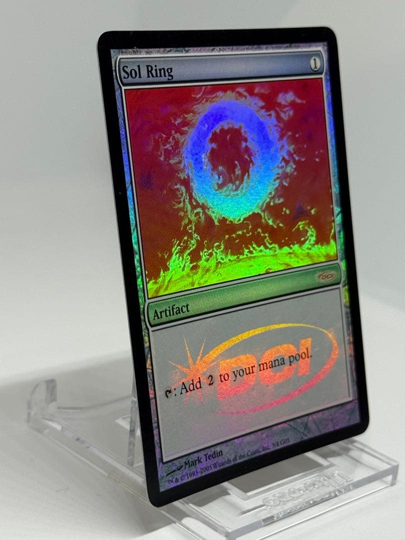 Foil《太陽の指輪/Sol Ring》(ジャッジ褒賞)[DCIマーク]