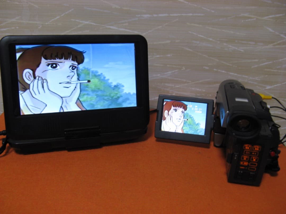 動作OK❗️☆SONYの液晶Hi8/8ミリビデオカメラ・CCD-TRV90