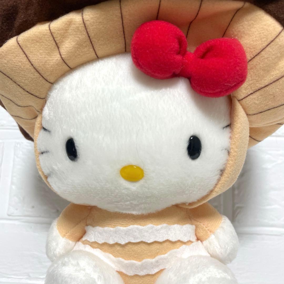 大分限定ご当地キティしいたけ ハローキティ きのこ型ぬいぐるみ