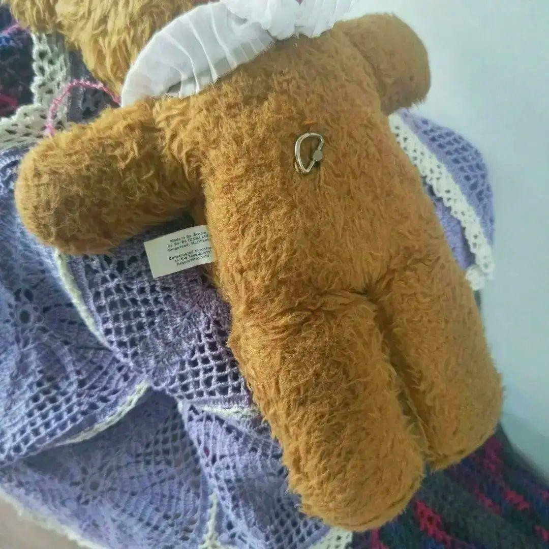 1974ーVintageテディ、オルゴール〜可愛いタグ付き❤England