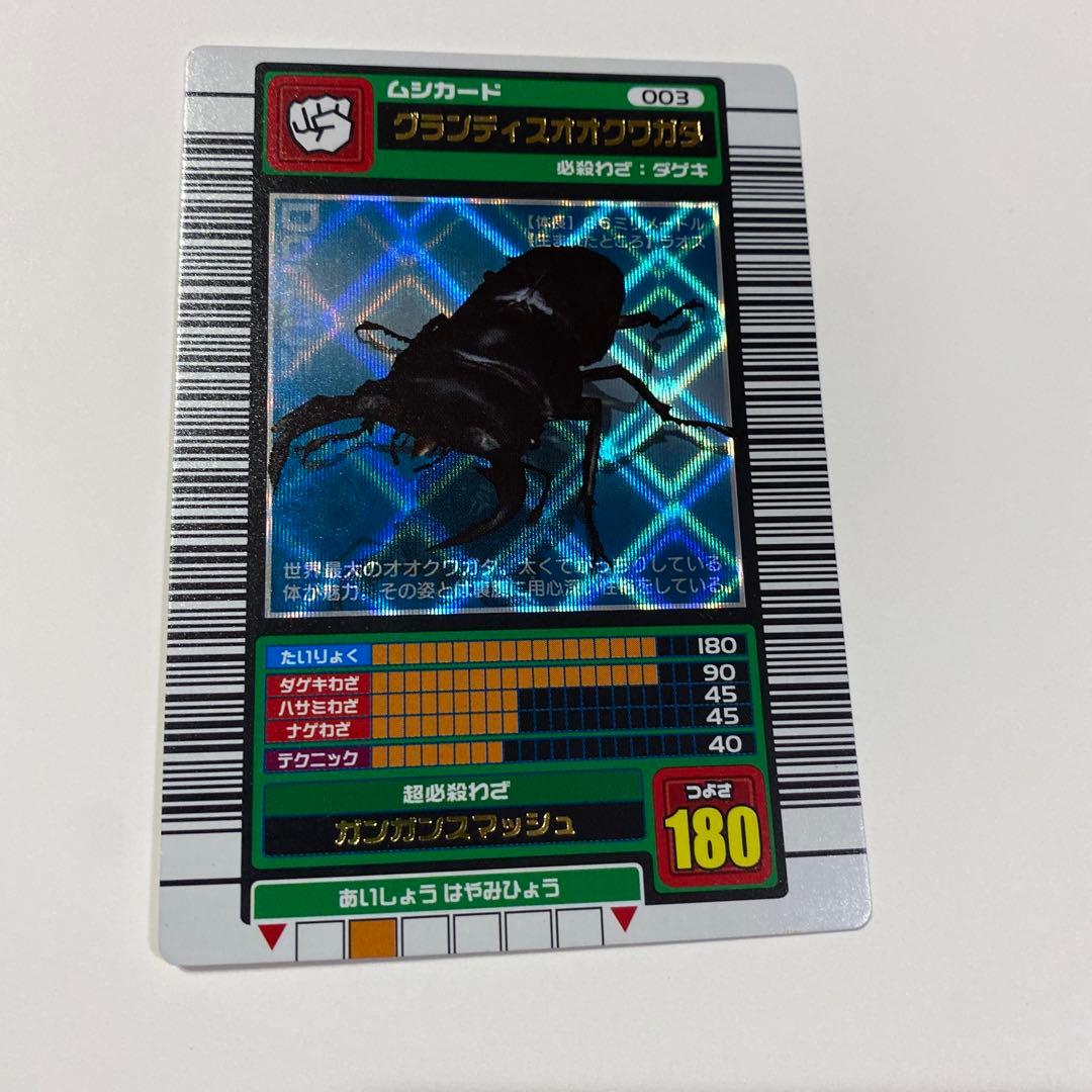 限定値下げ】2003年春 グランディスオオクワガタ 甲虫王者ムシキング