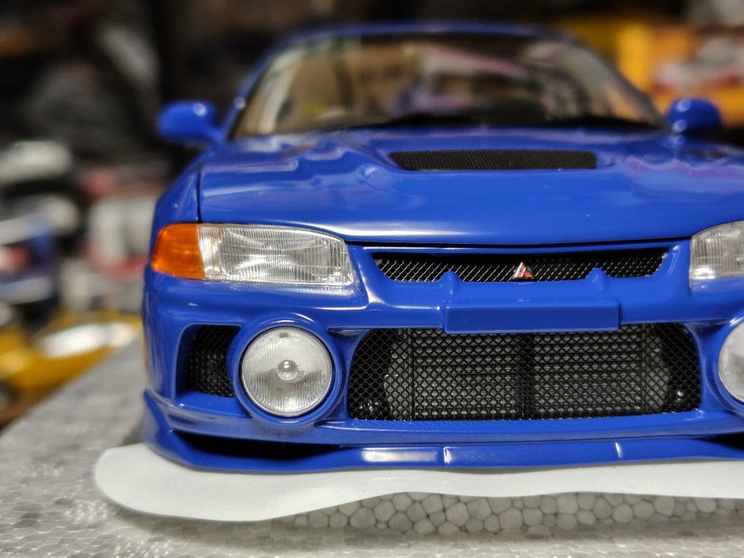MOTORHELIX 1/18 ランサーエボリューションⅣ MotorHelix 1:18 Mitsubishi Lancer Evolution IV in Icelle Blue