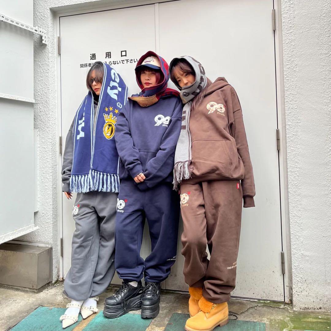 9090 logo camoセットアップ　上L下M