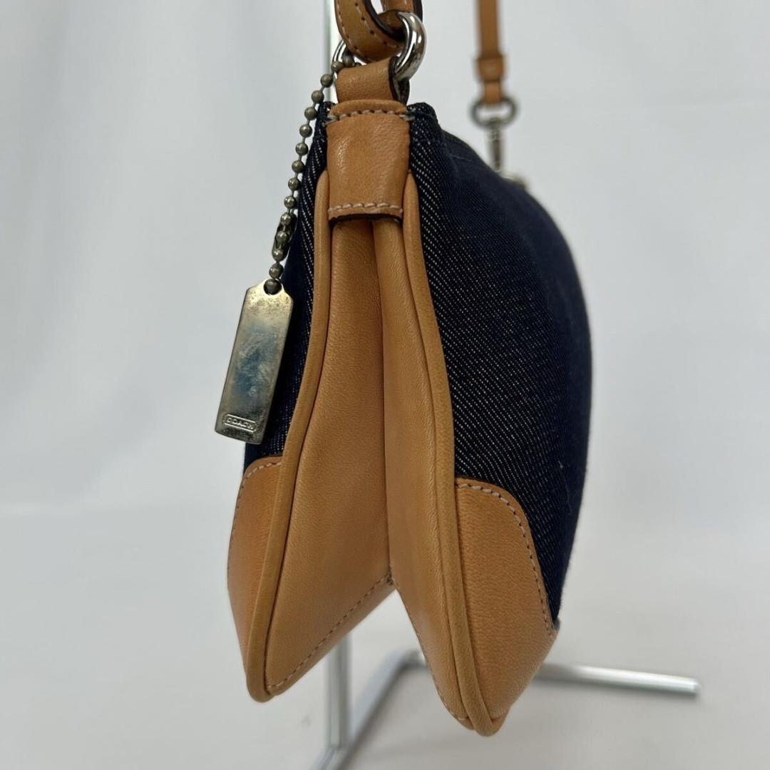 【極美品】コーチ 8335 ソーホー ワンハンドバッグ レザー デニム 肩掛け